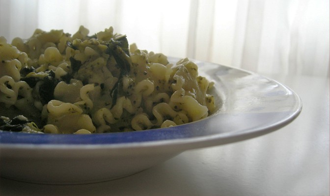 Pasta con broccoli e gorgonzola
