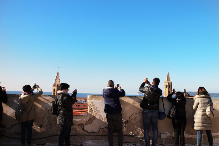 Igers in azione dalla Torre di Porta a Terra